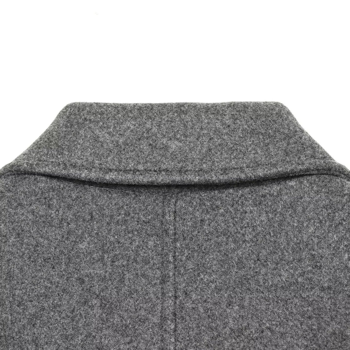 Women's short jacket made of wool blend with shirt collar, patch pockets, and boxy cropped silhouette EVA-US