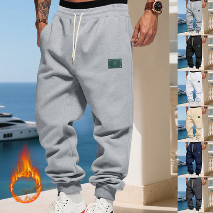 Men's comfortable jogging pants with adjustable waistband and practical side pockets EVA-US