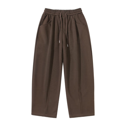 Women Lightweight Culotte Sweatpants with High Elastic Waistband and Drawstring EVA-US