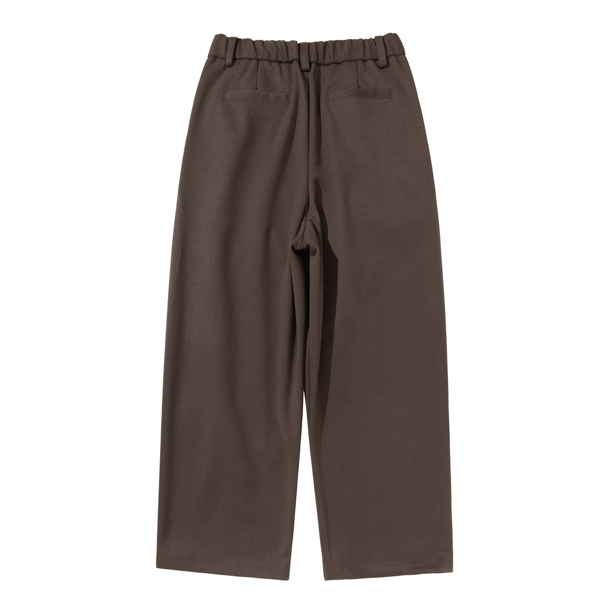 Women's High-Waisted Culotte Pants with Pleats and Elastic Back EVA-US