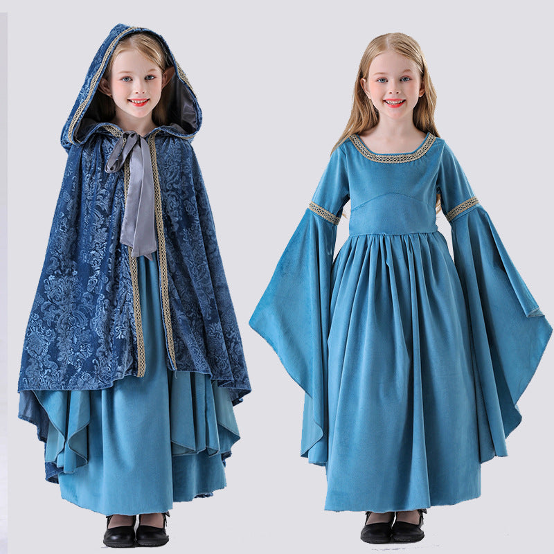 Girl Fairy Tale Hooded Dress EVA-US