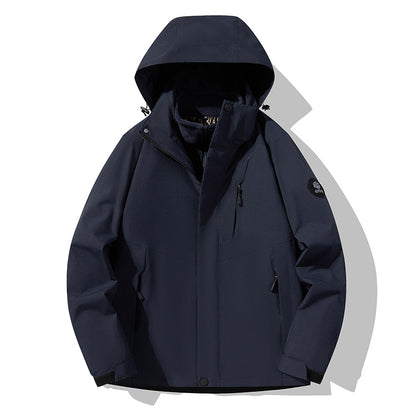 Men's triple combinable functional jacket with detachable quilted vest EVA-US