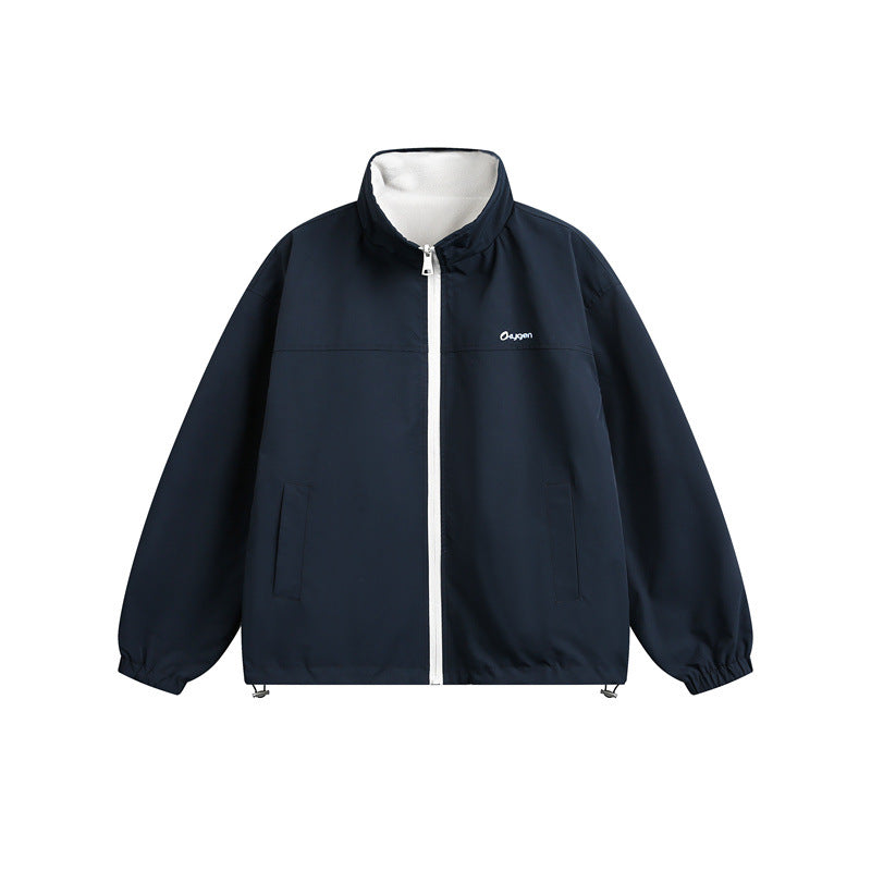 Unisex Lightweight Softshell Jacket with warming fleece inner lining, stand-up collar and drawstring EVA-US