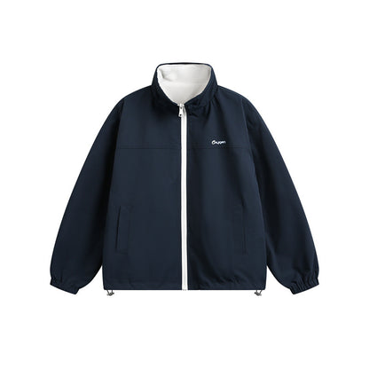 Unisex Lightweight Softshell Jacket with warming fleece inner lining, stand-up collar and drawstring EVA-US