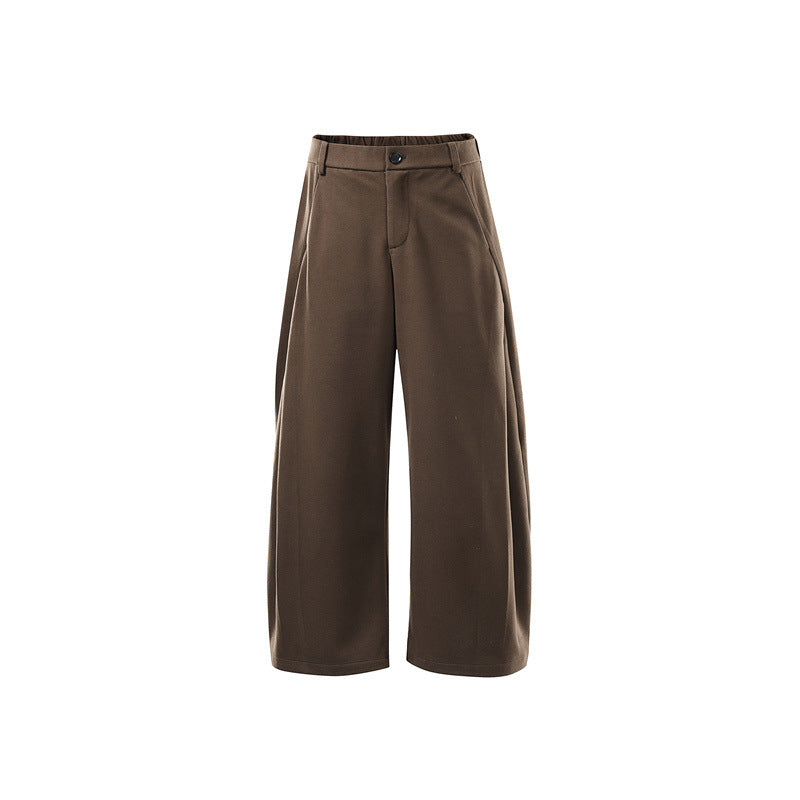 Women's Wide Culotte Pants made of shape-stable Ponte with high waist and concealed comfort waistband EVA-US