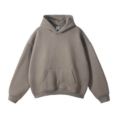 Unisex loose-fitting hoodie made of organic cotton with kangaroo pocket EVA-US