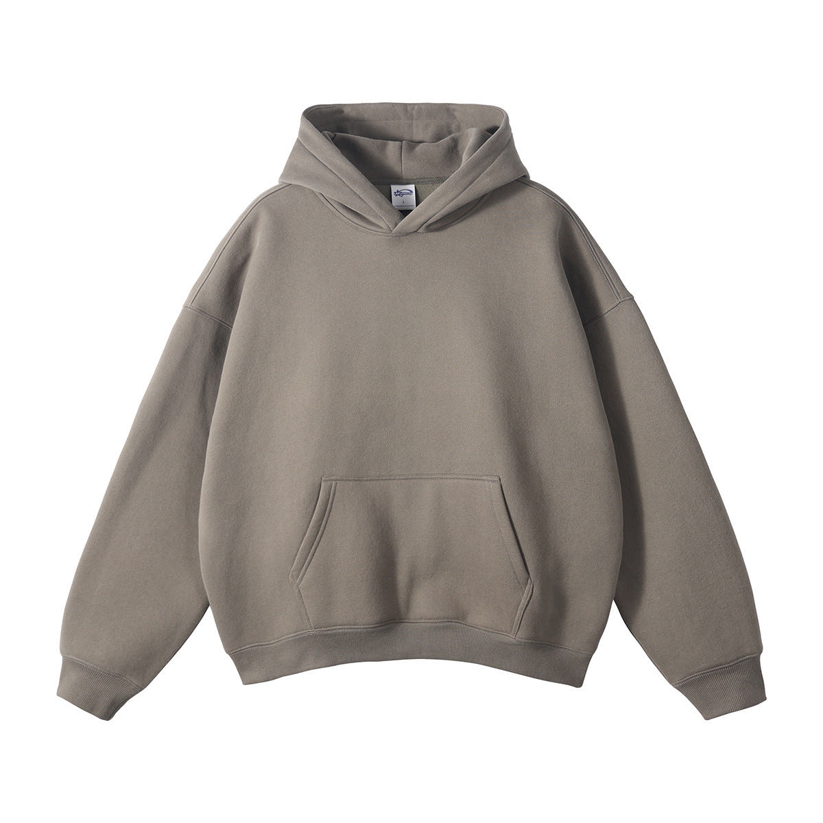 Unisex loose-fitting hoodie made of organic cotton with kangaroo pocket EVA-US