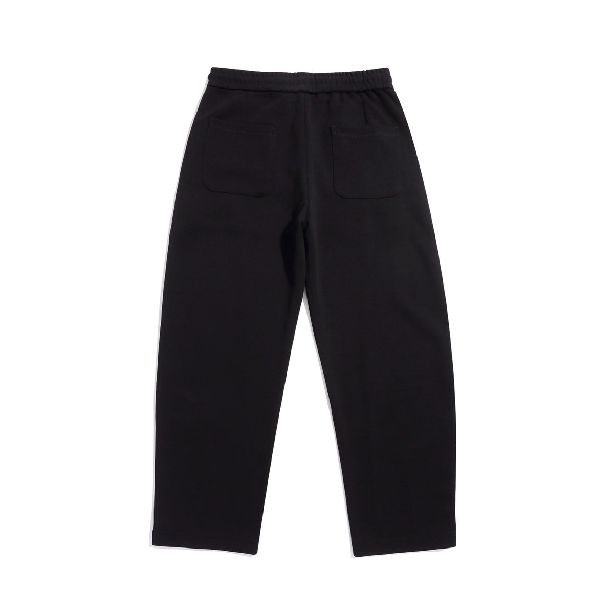 Women's Cropped Jogger Pants with Decorative Seams, High Elastic Waistband and Side Pockets