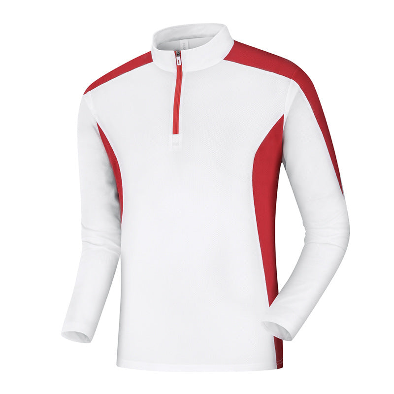 Women's Sports Long Sleeve with Half Zip and Breathable Inserts EVA-US