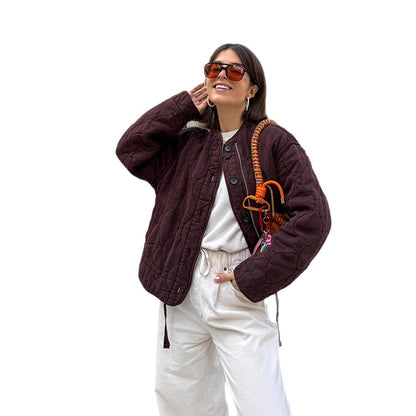 Women's shoulder bag made of synthetic leather with braided handle and spiral front grip EVA-US