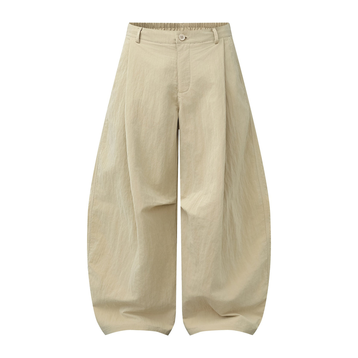 Women's Wide Culotte Pants with High Waist and Structured Cotton Blend EVA-US