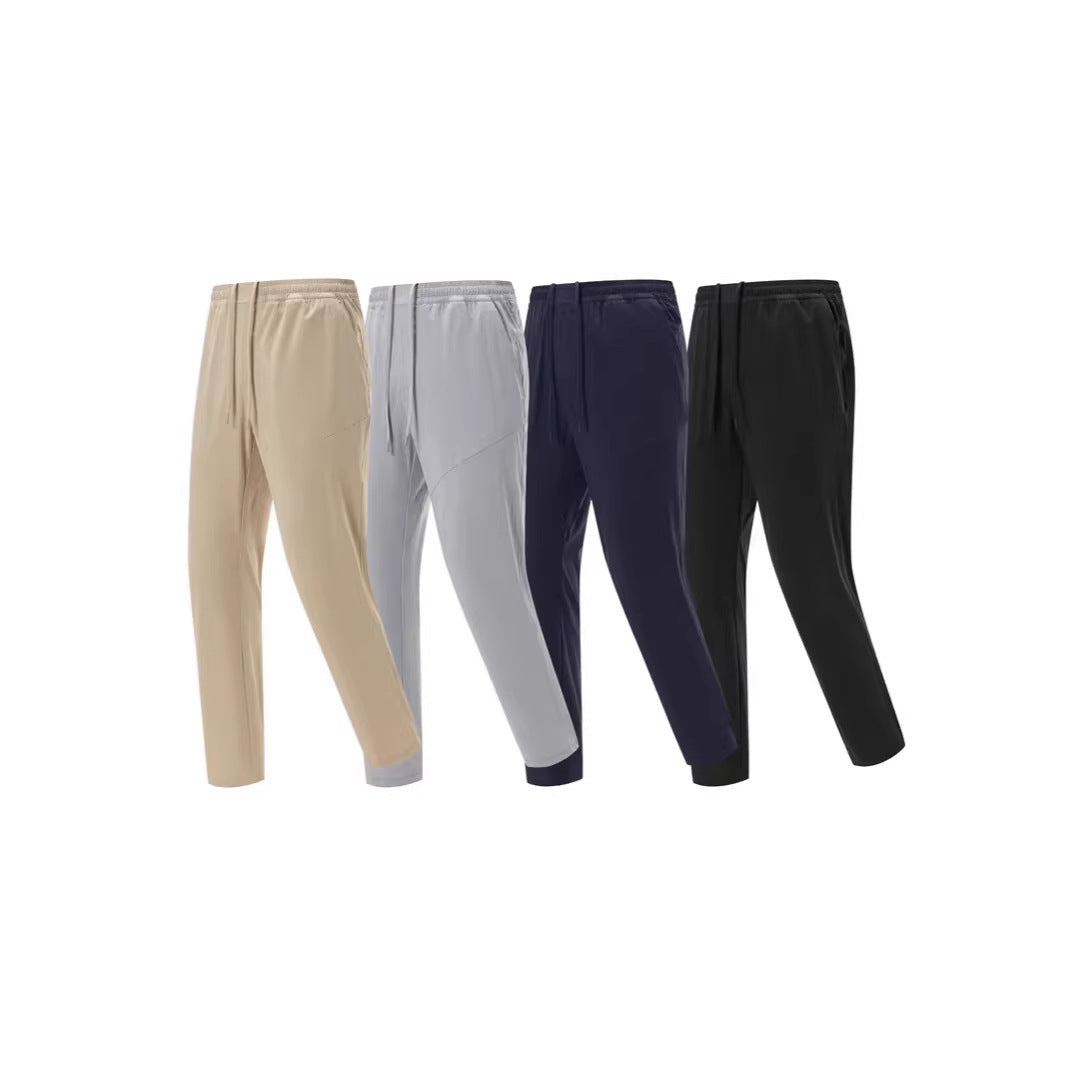 Men's Lightweight Jogging Pants with Elastic Waistband, Cuffs and Functional Stretch EVA-US