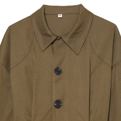 Women's short jacket in utility style with a loose fit and large flap pockets EVA-US