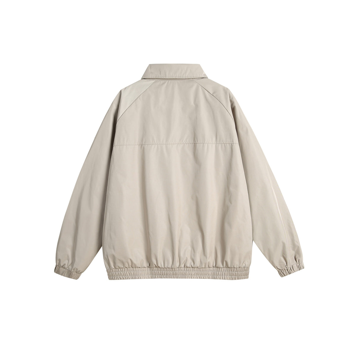 Unisex Boxy Transitional Blouson with Stand Collar and Elastic Hem EVA-US