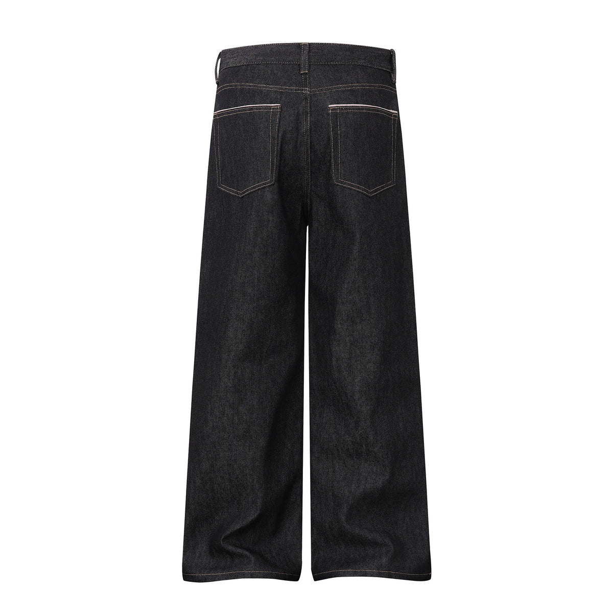 Women Wide Cropped Denim Culotte with High Waist and Classic Pocket Detail EVA-US