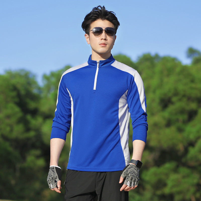 Women's Sports Long Sleeve with Half Zip and Breathable Inserts EVA-US