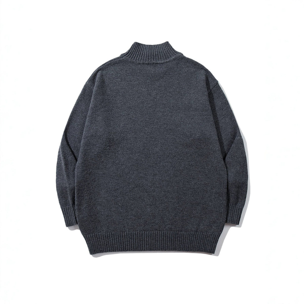 Unisex Oversize-Troyer-Pullover with short stand-up collar and wide ribbed cuffs EVA-US