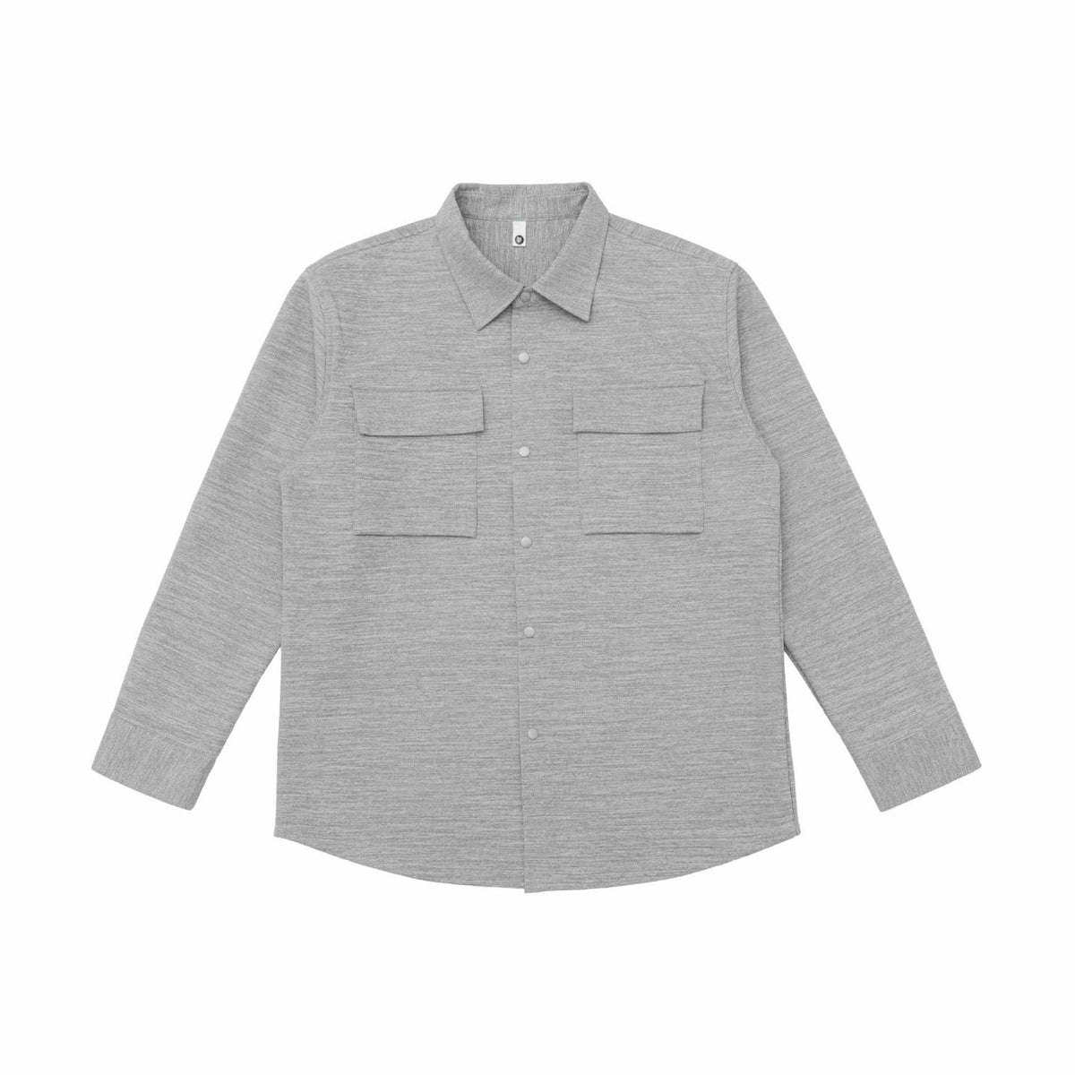 Women's overshirt jacket with flap pockets and concealed press stud placket EVA-US