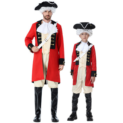 Men's Historical Soldier Costume with detailed EVA-US coat and accessories EVA-US