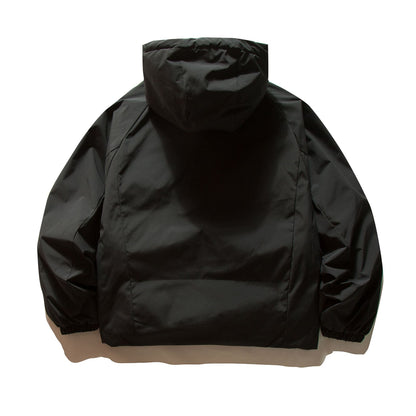 Unisex Boxy quilted hooded jacket with thermal insulation and elastic cuffs EVA-US
