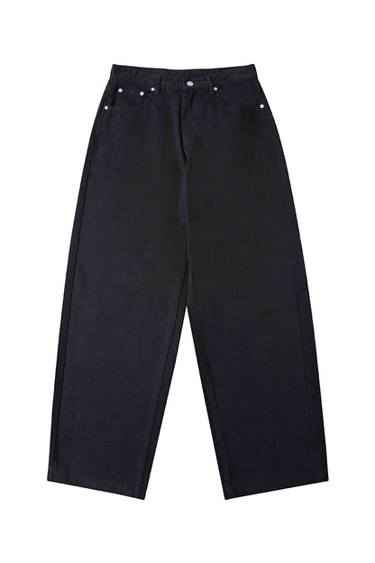 Women High-Waist Cropped Jeans with Wide Leg and Five-Pocket Details EVA-US
