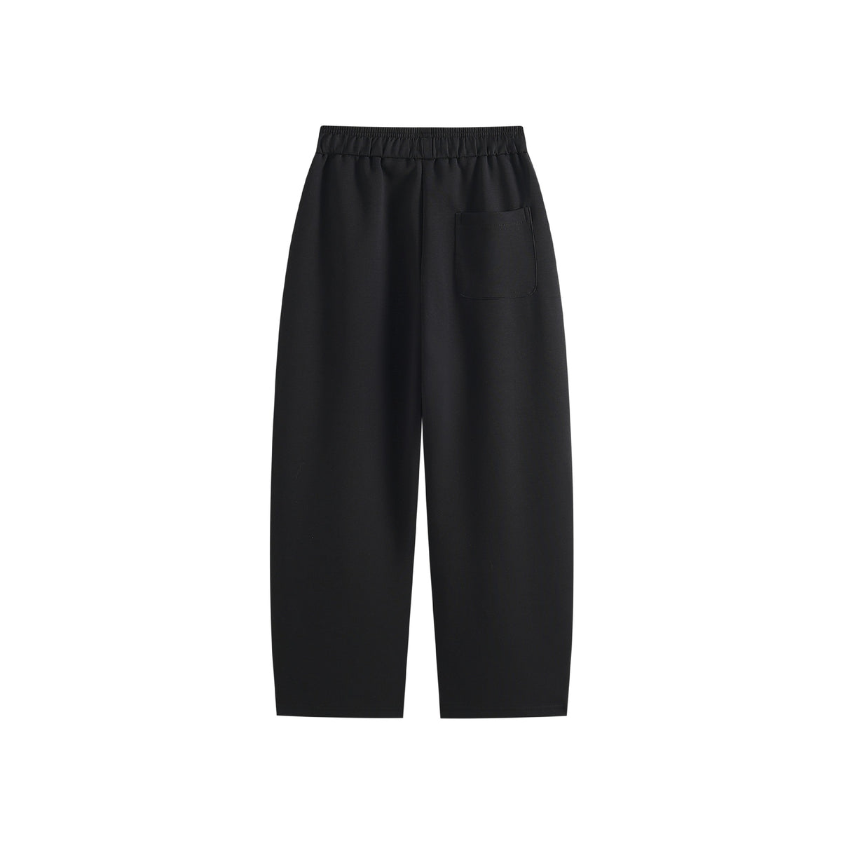 Women’s Wide Jogging Pants made of Cotton Blend with Elastic Cord Waistband EVA-US