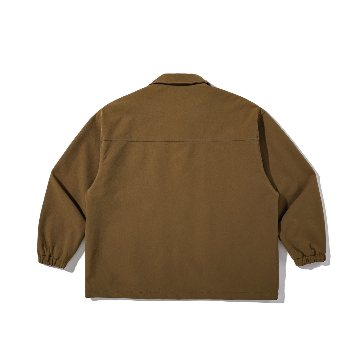 Men's Robust Canvas Utility Jacket with Snap Button Front and Elastic Cuffs EVA-US