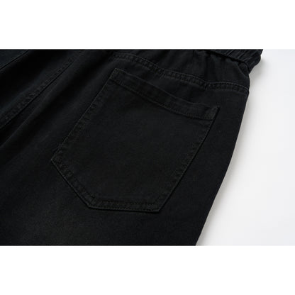 Ladies wide relaxed pants with elastic waistband, drawstring and side pockets EVA-US