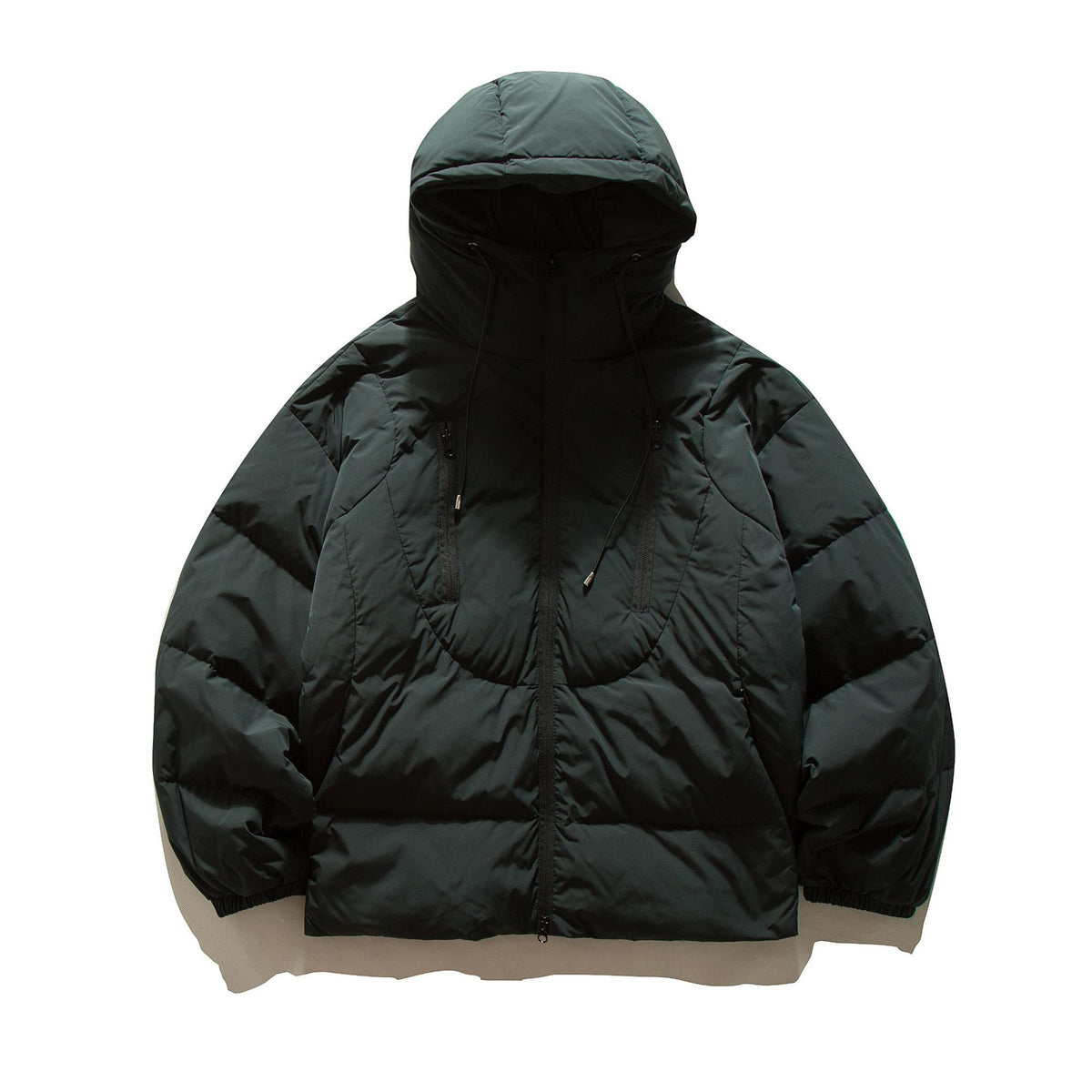 Women’s oversized quilted hooded jacket with voluminous thermal padding EVA-US