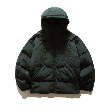 Women’s oversized quilted hooded jacket with voluminous thermal padding EVA-US