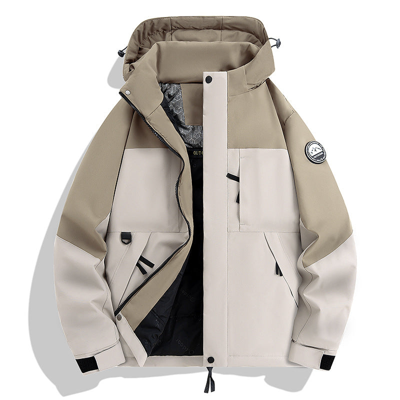 Men's Waterproof and Breathable Softshell Outdoor Jacket EVA-US