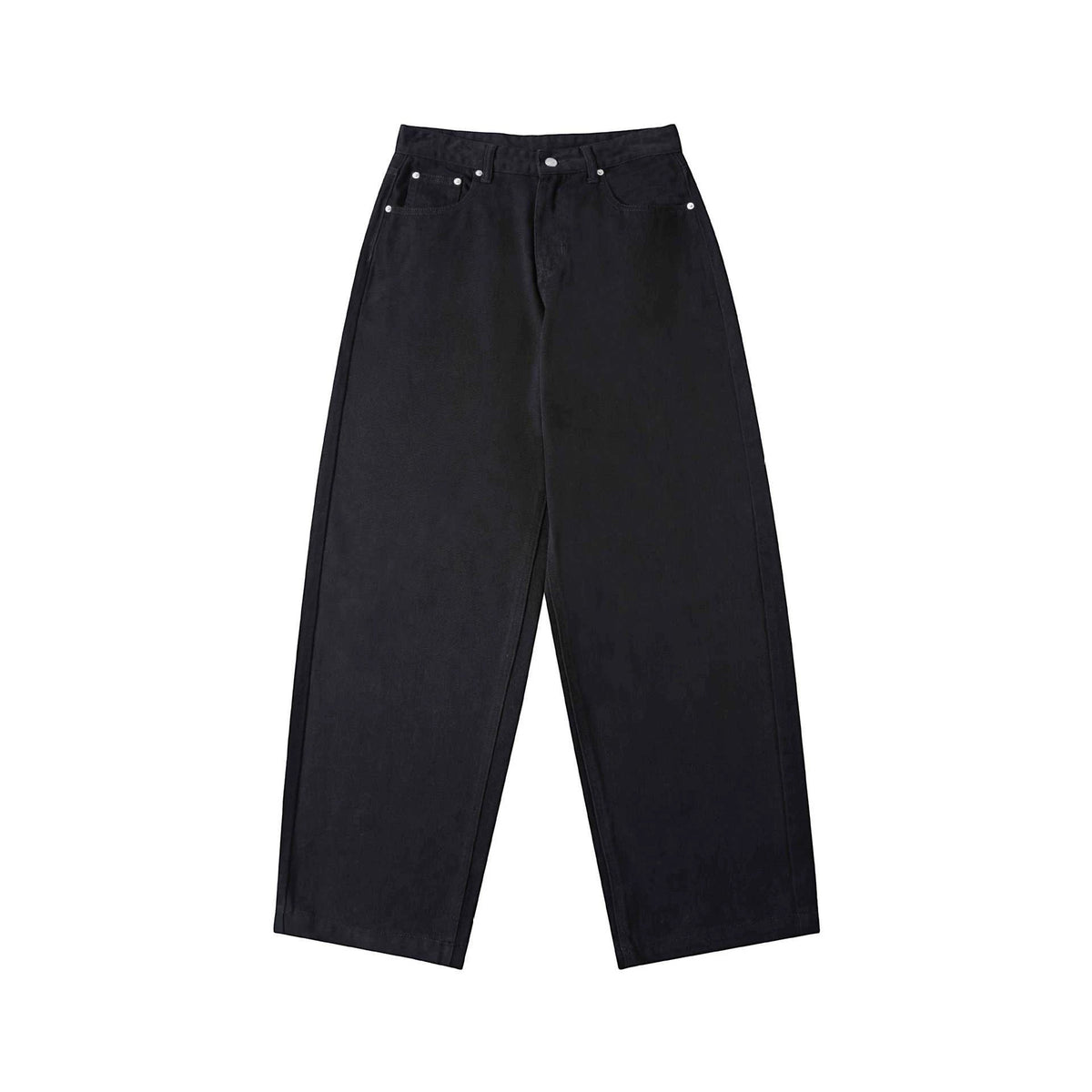 Women High-Waist Cropped Jeans with Wide Leg and Five-Pocket Details EVA-US