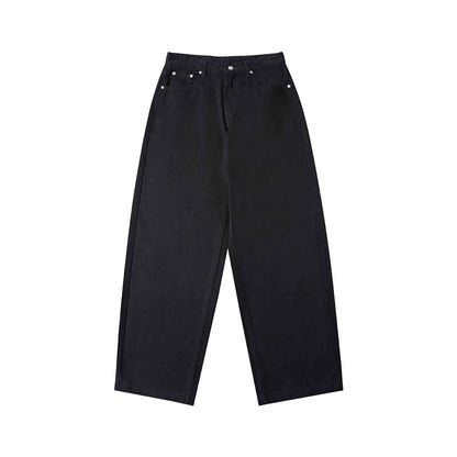 Women High-Waist Cropped Jeans with Wide Leg and Five-Pocket Details EVA-US