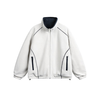 Unisex Lightweight Softshell Jacket with warming fleece inner lining, stand-up collar and drawstring EVA-US