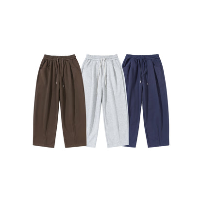 Women Lightweight Culotte Sweatpants with High Elastic Waistband and Drawstring EVA-US