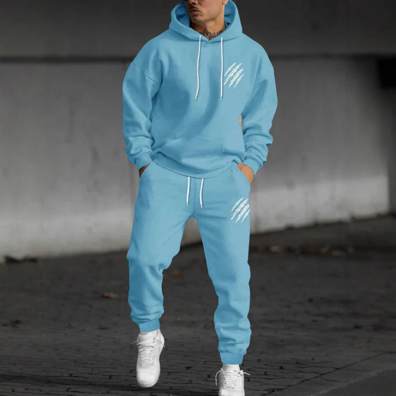 Men's tracksuit with modern graphic design and practical pockets EVA-US