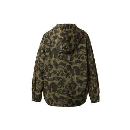 Men's Camouflage Hoodie in Oversized Utility Style EVA-US