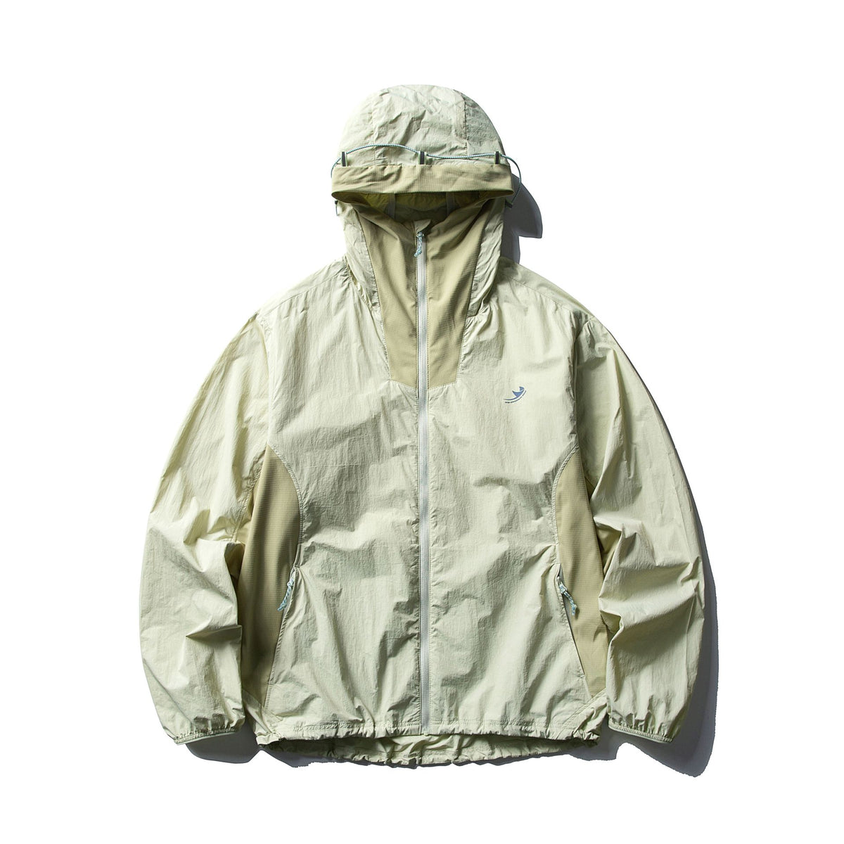 Unisex ultralight technical hoodie with windproof, water-repellent shell EVA-US