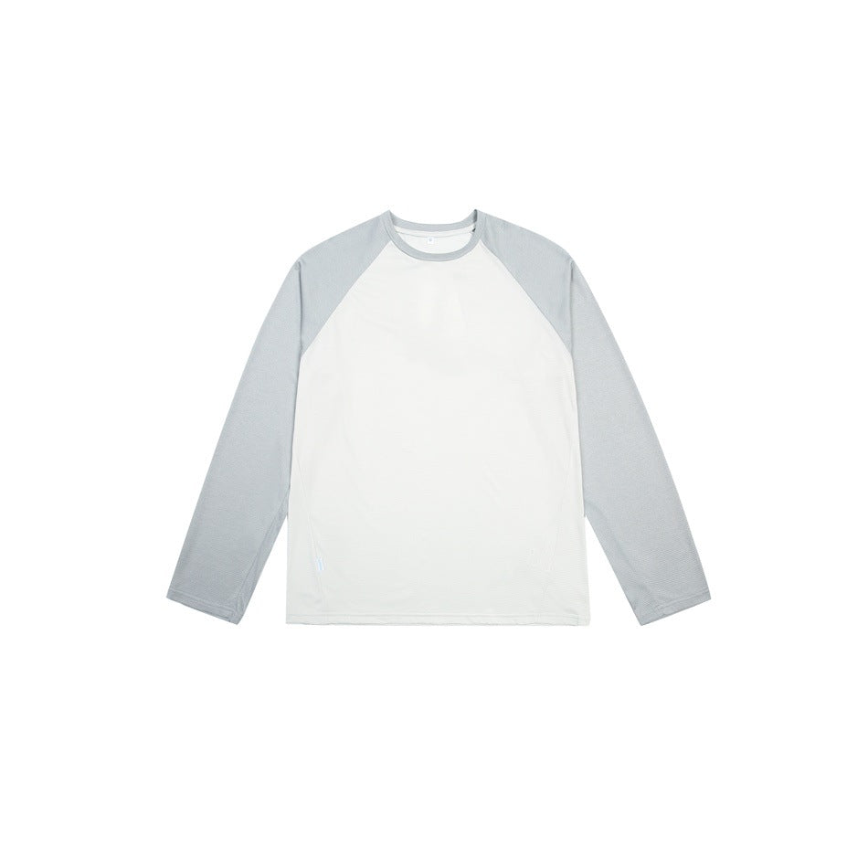 Unisex Raglan-Long Sleeve Shirt made of lightweight cotton blend with waffle texture EVA-US