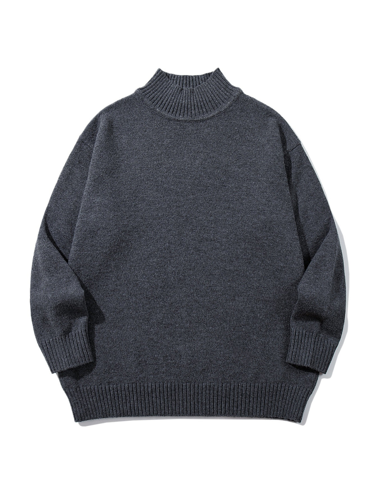 Unisex Oversize-Troyer-Pullover with short stand-up collar and wide ribbed cuffs EVA-US