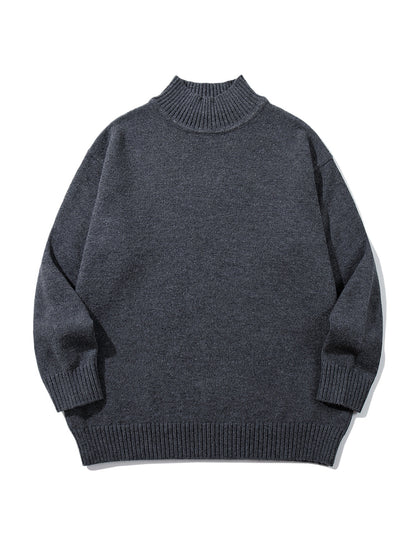 Unisex Oversize-Troyer-Pullover with short stand-up collar and wide ribbed cuffs EVA-US