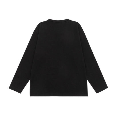 Unisex Oversized Sweatshirt with Notch Neckline and Contrasting Collar Insert EVA-US