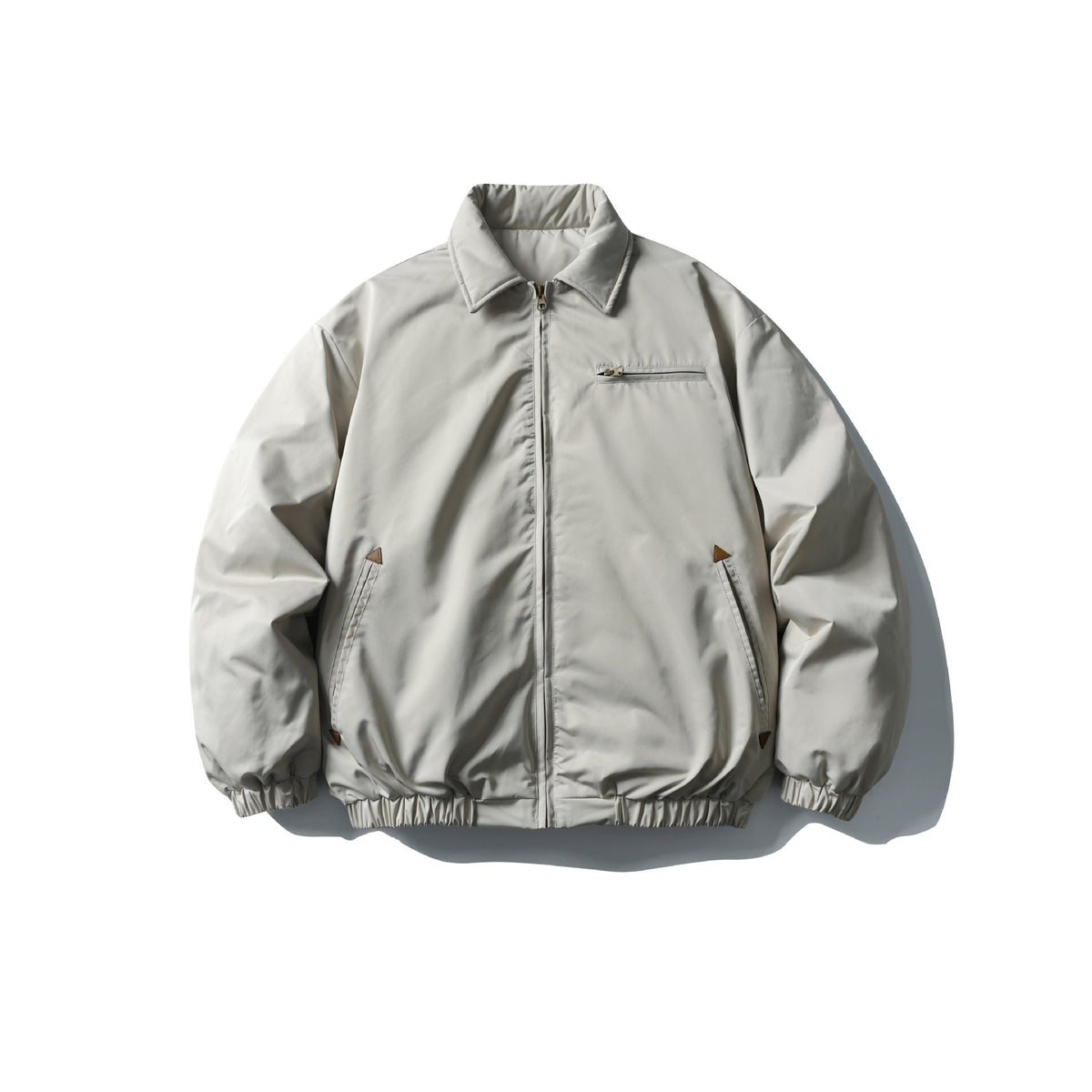 Men's Boxy Insulated Blouson with Zipper Chest Pocket EVA-US