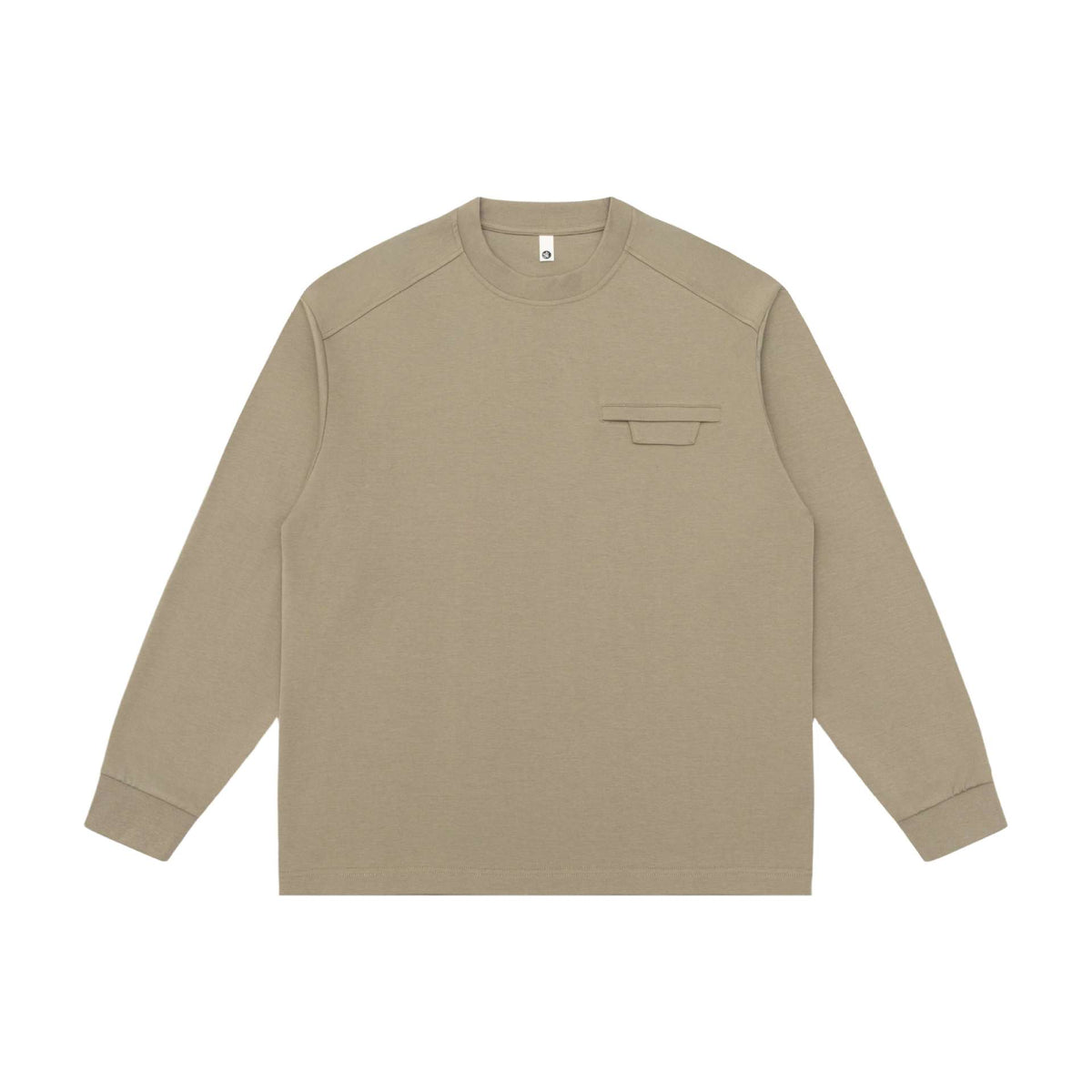 Unisex Oversize Sweatshirt with raglan sleeves and concealed chest flap EVA-US