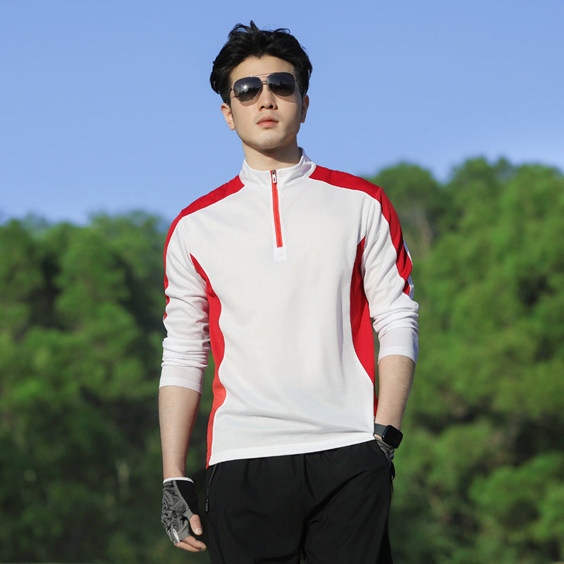 Women's Sports Long Sleeve with Half Zip and Breathable Inserts EVA-US