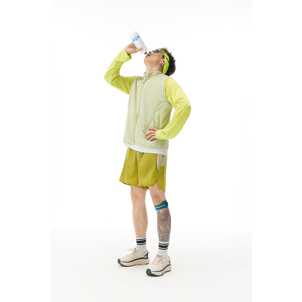 Unisex Raglan-Long Sleeve Shirt made of lightweight cotton blend with waffle texture EVA-US