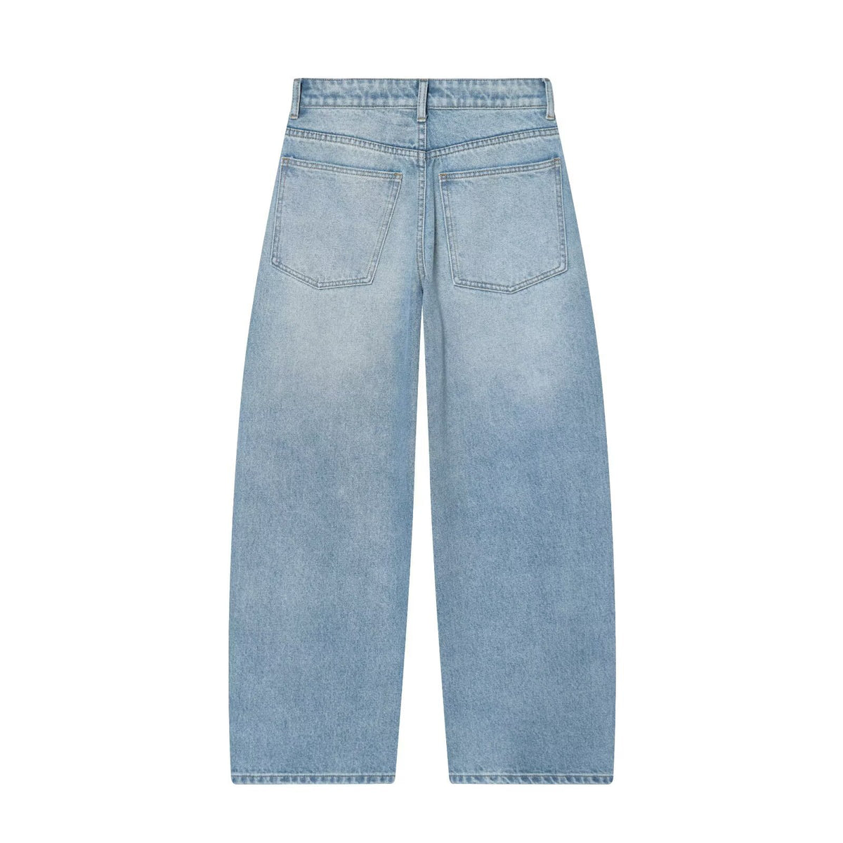 Women’s cropped wide-cut jeans with high waist and front seam details EVA-US