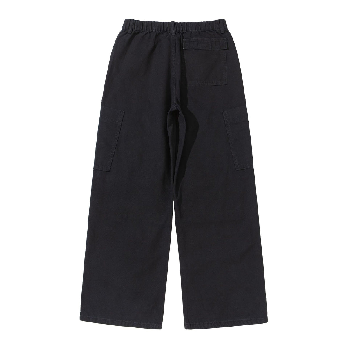 Women's Wide High-Waist Cargo Pants with Patch Pockets and Reinforced Knees EVA-US