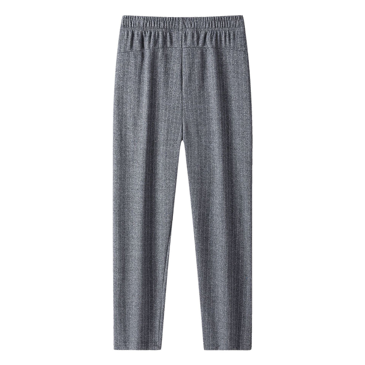 Men's slim-fit joggers with pinstripes and elastic waistband EVA-US