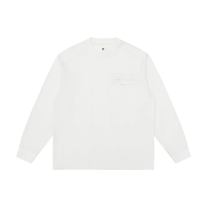 Unisex Oversize Sweatshirt with raglan sleeves and concealed chest flap EVA-US